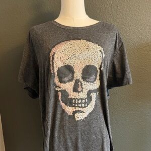 Gray Skull T-Shirt